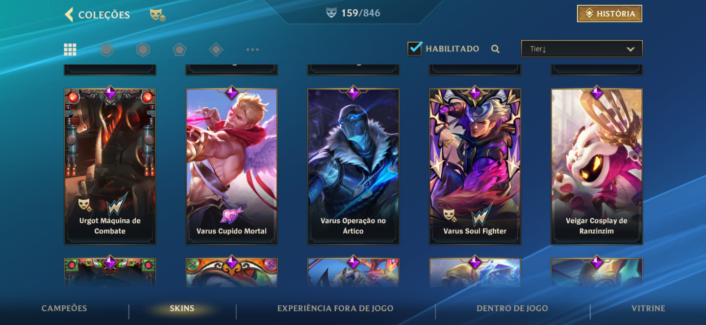 CONTA WILD RIFT CHALLANGER COM SKIN JINX NOVA