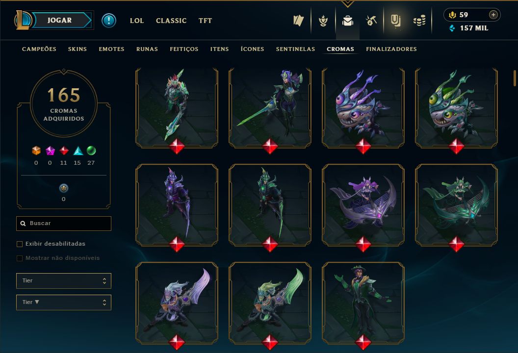 LENDÁRIA YASUO EMISSÁRIO + [ QUASE 300 SKINS HABILITADAS ] + [ TROCA NICK ]