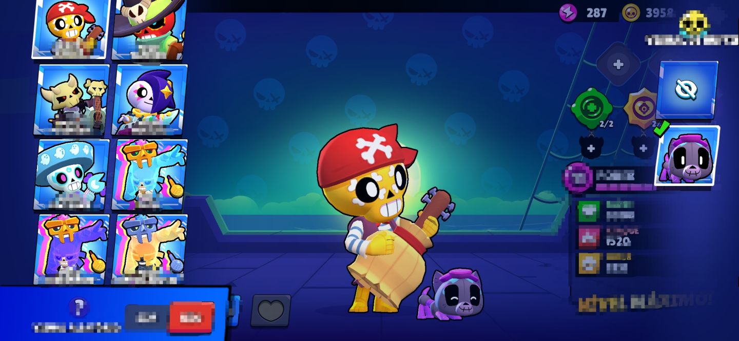 CONTA BRAWL STARS SKINS RARAS!