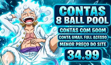 Conta com 500m 8ball pool