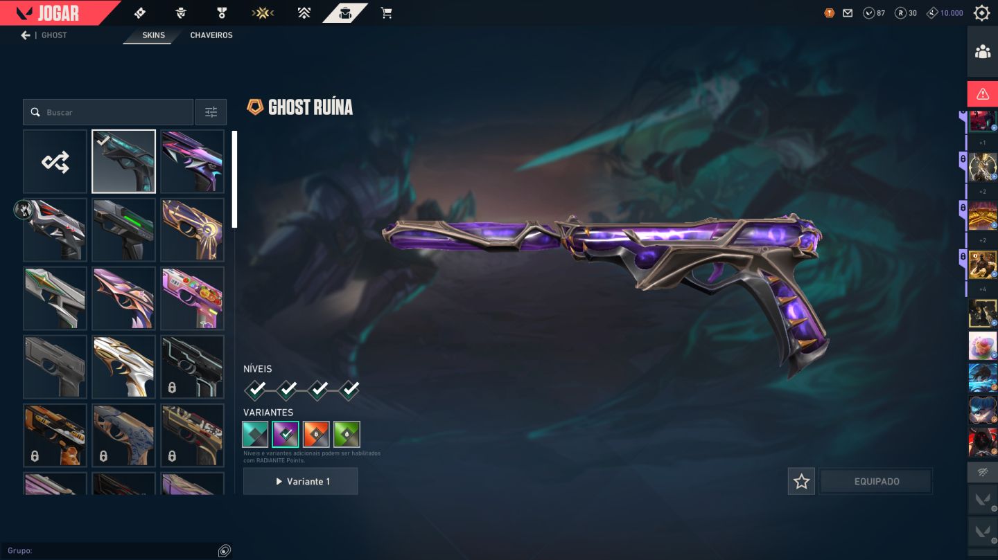 Conta Valorant Com Skins do VCT 2025, D3