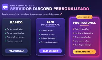 Servidor discord | do Básico ao Avançado