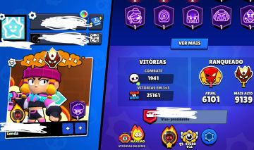 Conta brawlstars 2023 / 80K de troféus + Full mestres 2025
