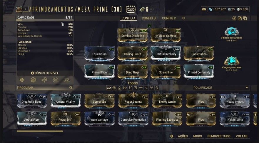 Conta Warframe MR12