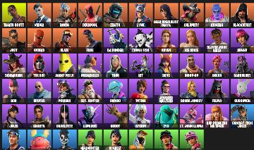 CONTA FORTNITE RARA | TRAVIS SCOTT + MIDAS + BOOGIE DOWN