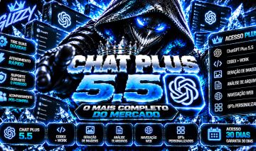 ChatGPT Plus 5.5 PRIVADO | Conta Original e Oficial | Codex + Work 30 DIAS