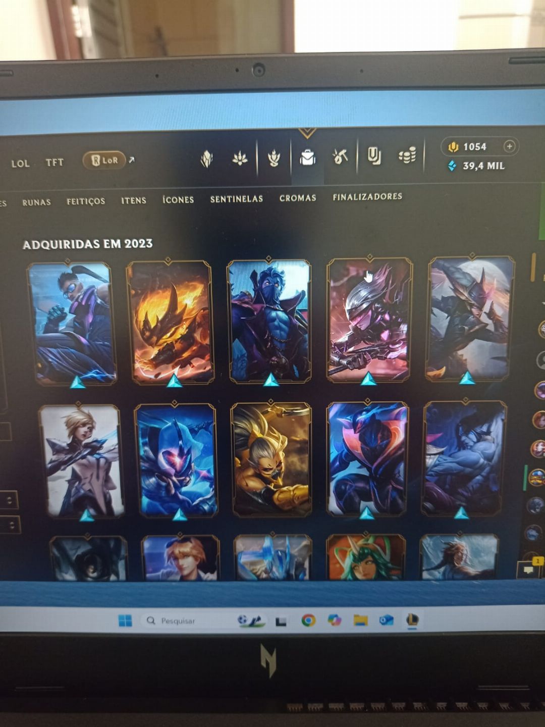 CONTA RIOT( LOL, WILRD RIFT, LOR, TFT) MAIS DE 1K E 500 GASTOS