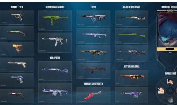 Conta Valorant com muitas skins - 2554 reias gastos