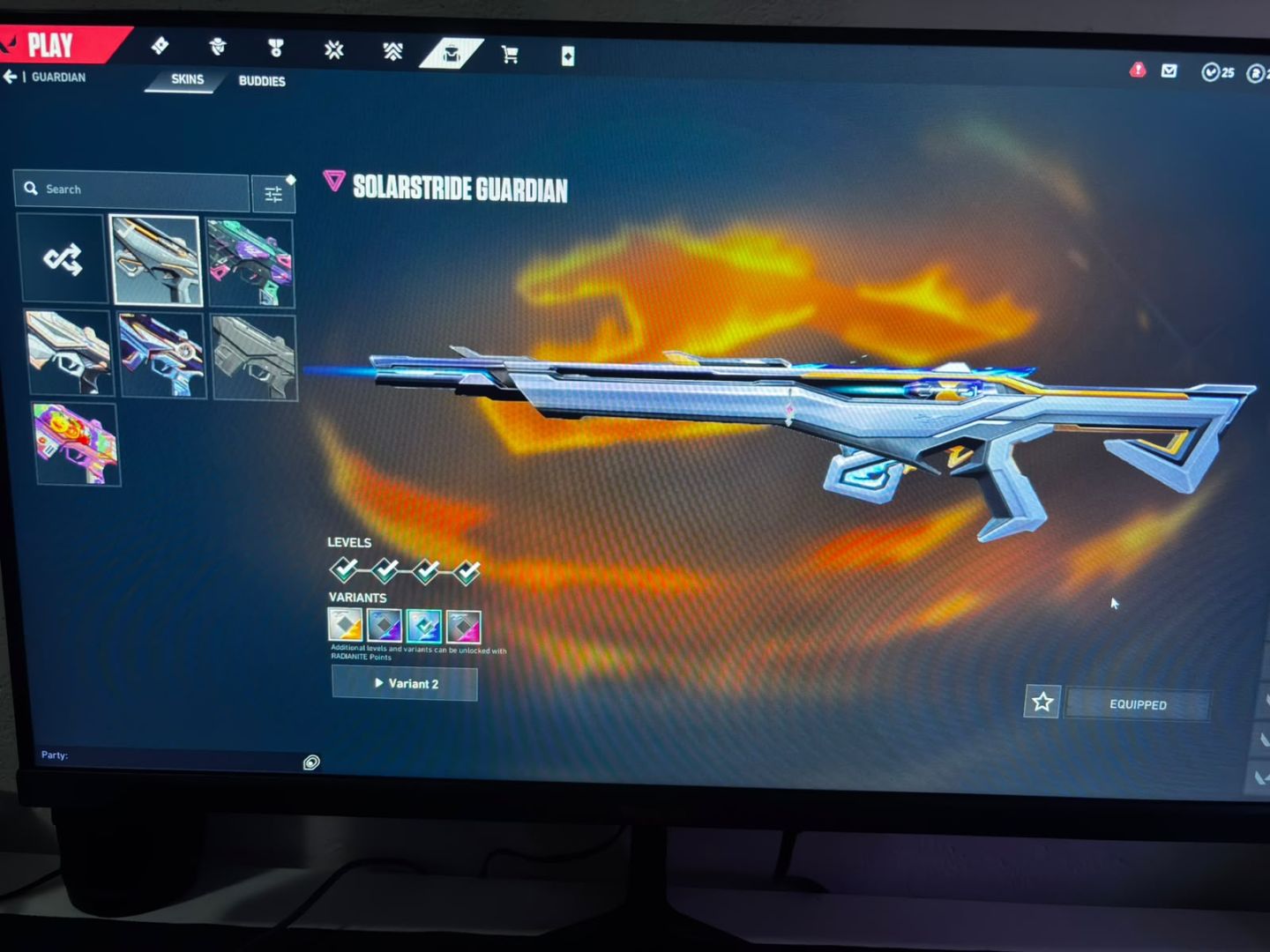 Conta de Valorant a venda, único dono, muitas skins, preço negociavel!
