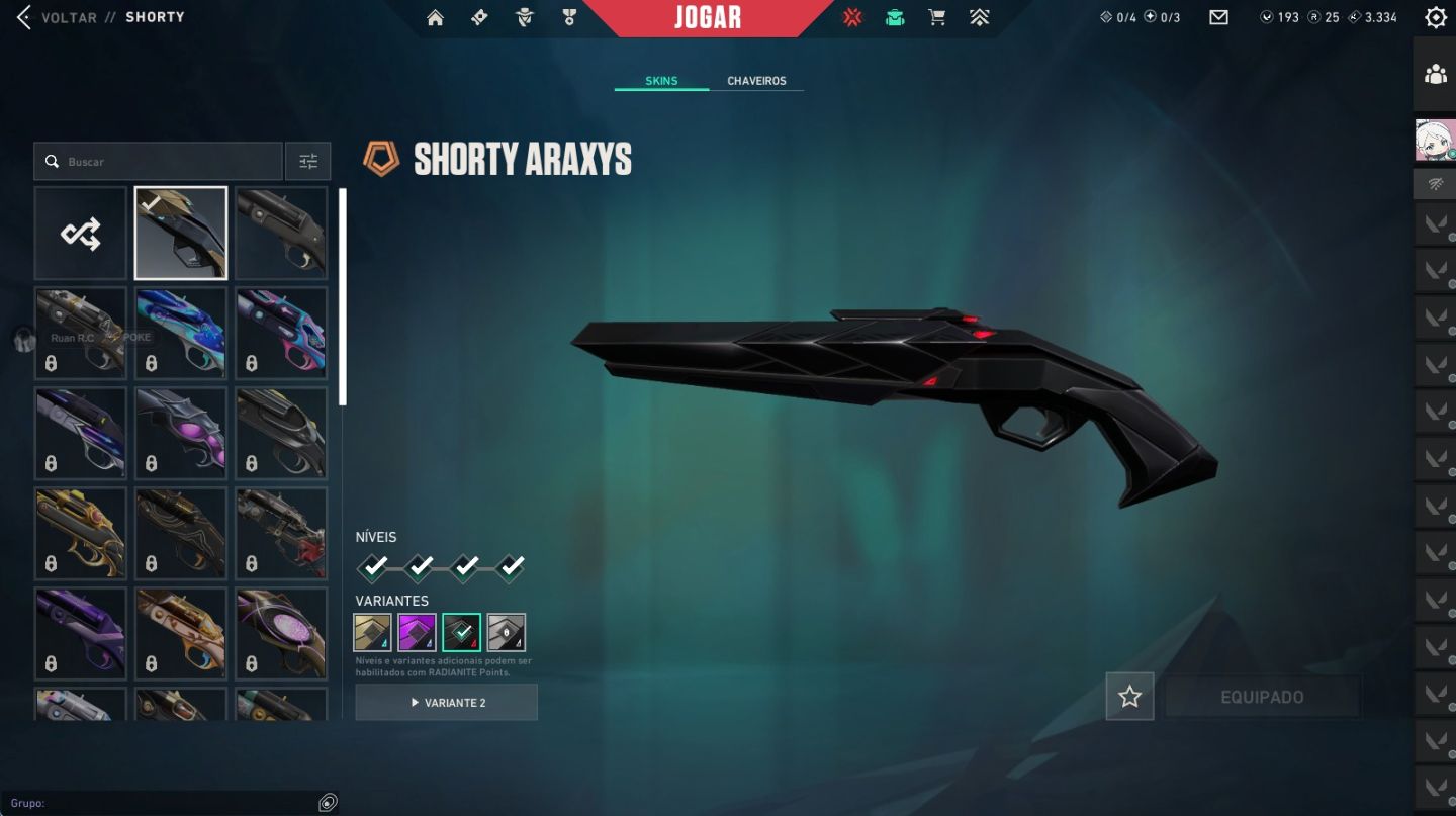 Conta VALORANT | 10 Skins + CHAMPIONS 2024 Rara | Asc 1