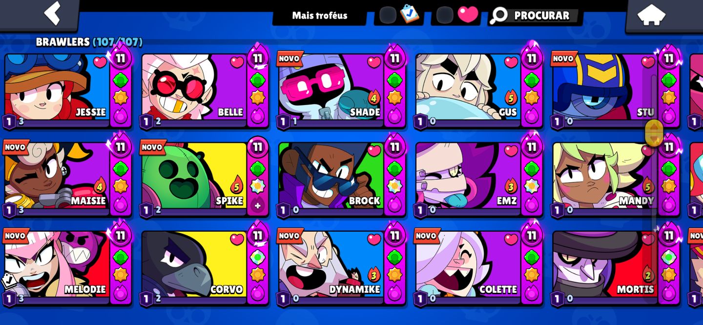 A melhor conta de Brawl stars