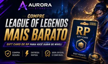 Gift Card League of Legends - Código de RP - Riot Points