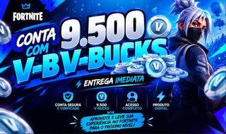 CONTA FORTNITE | 9.500 V-BUCKS