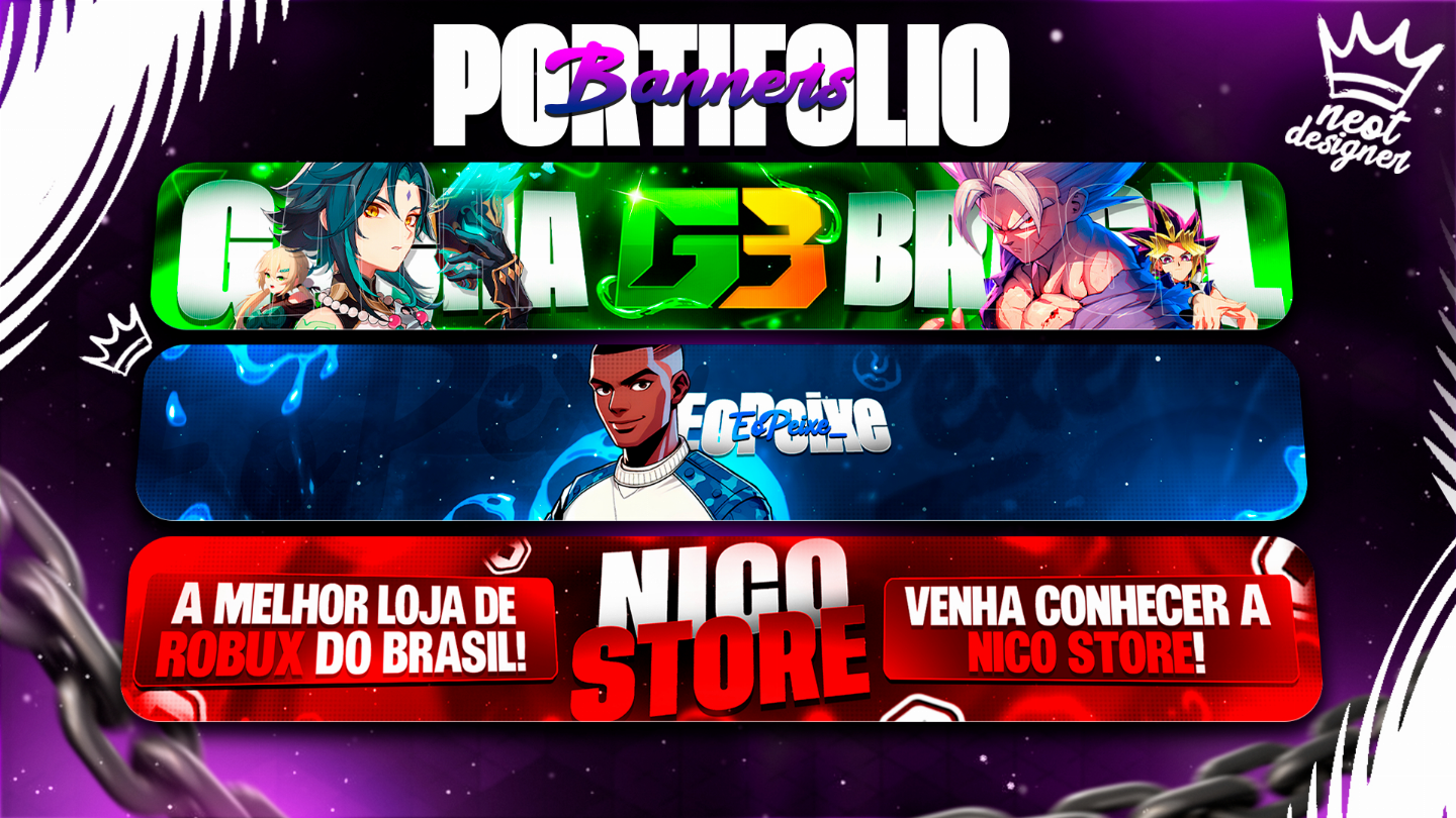 DESIGNER PROFISSIONAL ! (THUMBNAIL, LOGO, BANNERS, ANUNCIOS, GIFS, OVERLAYERS..)