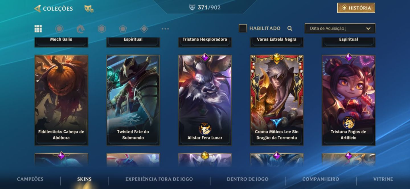 CONTA DE WILD RIFT À VENDA