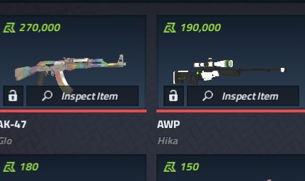 (PROMOÇÃO!!) HIKA/GLO/RSL SKINS RARAS DO COUNTER BLOX COM O MELHOR PREÇO/CB