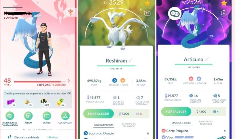 CONTA LEVEL 50 | ARTICUNO GALAR SHINY