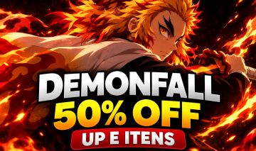 (50% OFF) DEMONFALL - ITENS E SERVIÇOS DE UP