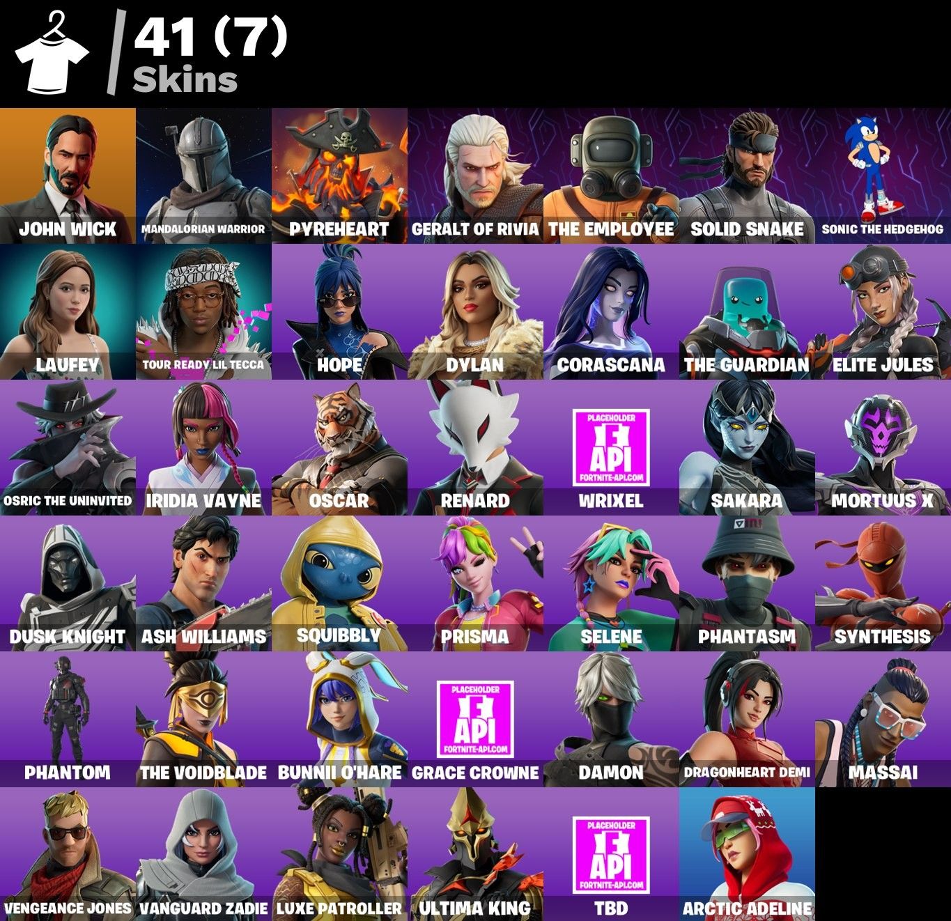 CONTA DE FORTNITE COM 41 SKINS | John Wick | PROMOÇÃO!