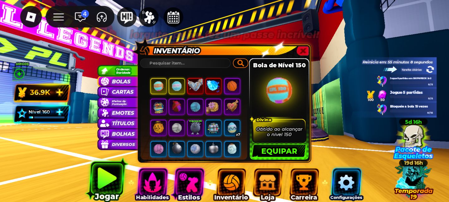 [Promoção] Conta de volleyball legends + extra de blue lock rivals + blox fruit