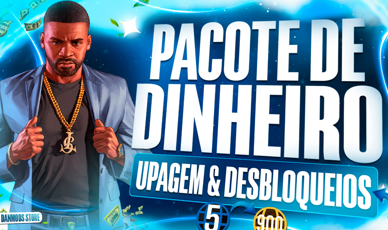 + SEGURO [UP DE CONTAS] GTA 5 ONLINE PC | DINHEIRO + DESBLOQUEIOS BRINDES