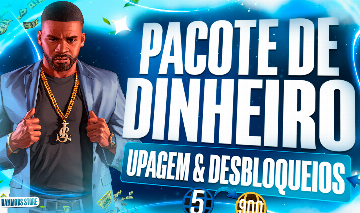 + SEGURO [UP DE CONTAS] GTA 5 ONLINE PC | DINHEIRO + DESBLOQUEIOS BRINDES