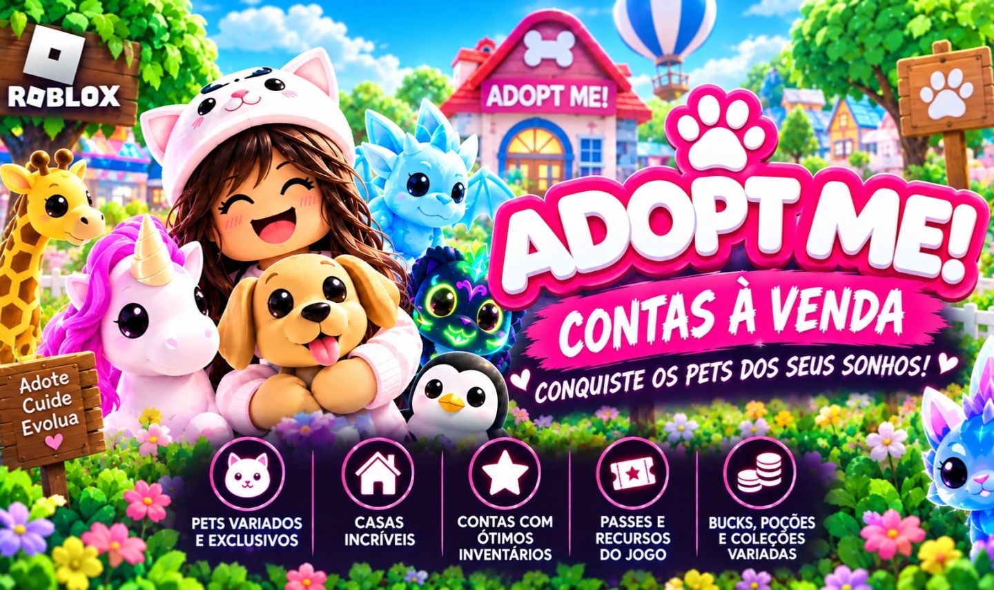 VENDAS CONTAS ADOPT ME
