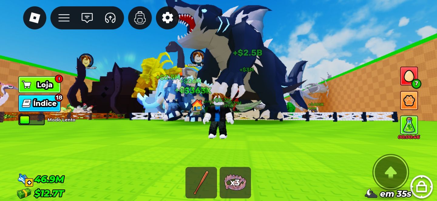 Conta op roube um ovo, com pets op dando muito dinheiro
