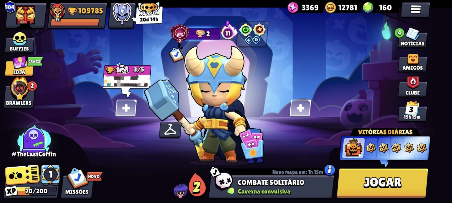 109K TROFÉUS | 108 BRAWLERS | 408 SKINS | SHELLY ESTELAR + MESTRE ANTIGO!