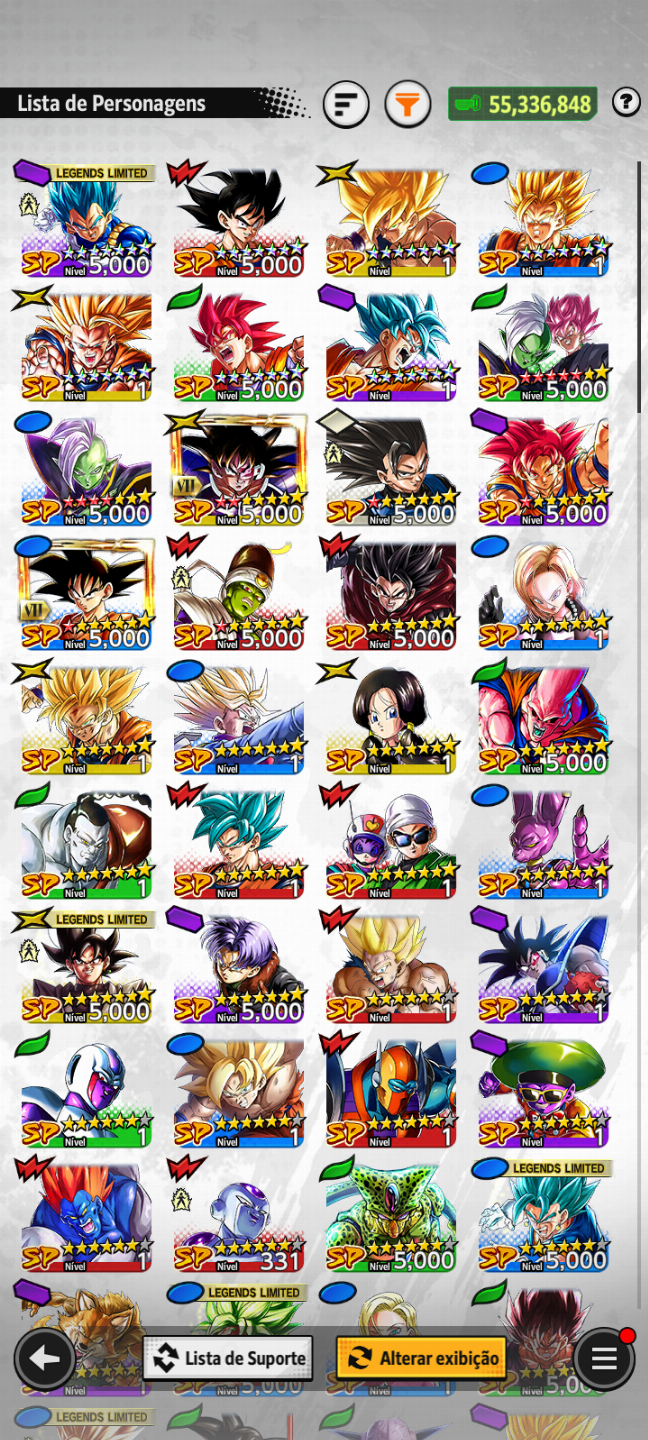 Continha com Black 14 estrelas, vegeta god,Trunks, dbx2