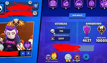 CONTA BRAWL STARS MESTRES