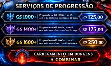 AION 2 SERVIÇOS DE PROGRESSÃO
