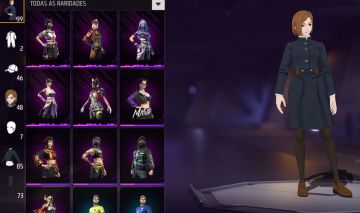 CONTA COM SKINS DE JUJUTSU Kaisen/NARUTO