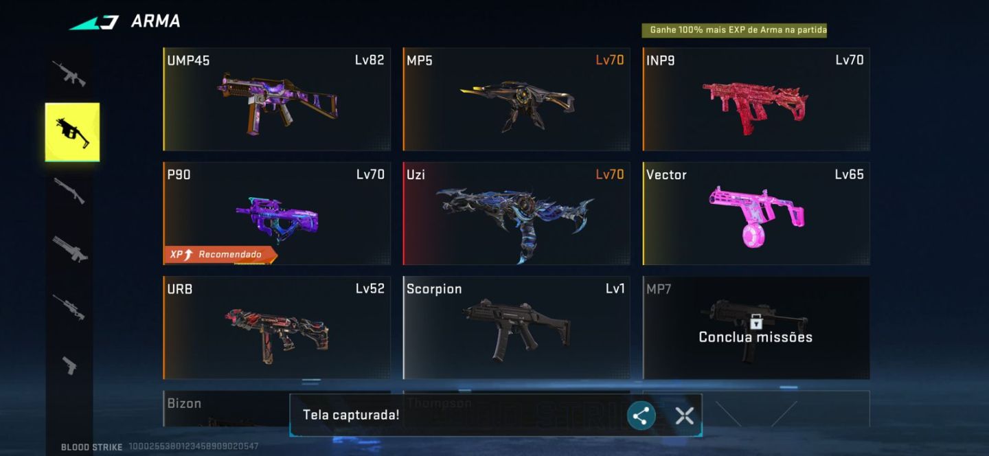 Conta de Bloodstrike. lv50 com skins eternas e ultras
