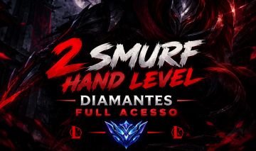 2 SMURFS HAND LVL | TODAS DIAMANTES | FULL ACESSO | ABERTO A NEGOCIAÇÕES.