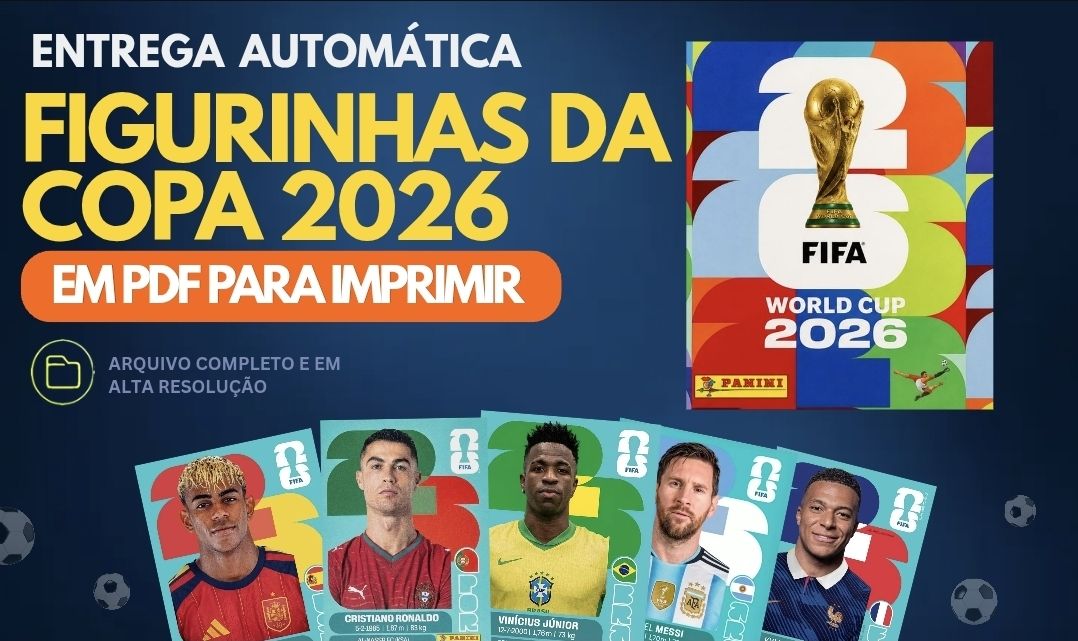 FIGURINHAS DA COPA 2026-ÁLBUM COMPLETO EM PDF [MENOR PREÇO]