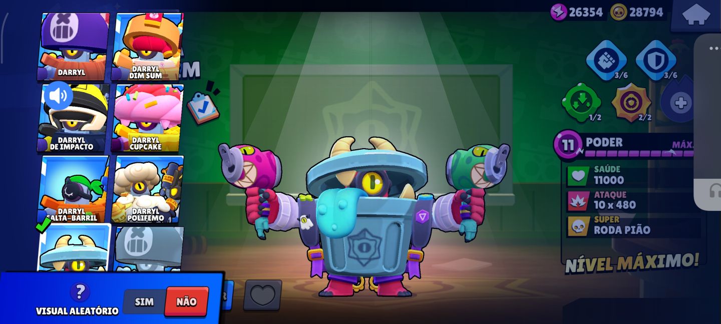 BRAWL STAR| 37.987 Troféus |107 Brawler | Muitos Poder 11 | Conta Completo