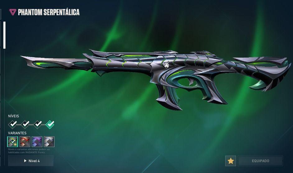 Conta Valorant Phantom Serpentalica Vandal One Tap ++