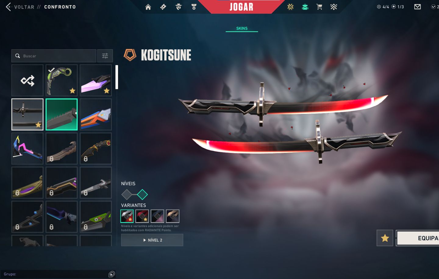 CONTA FULL ACESSO VALORANT + SKINS