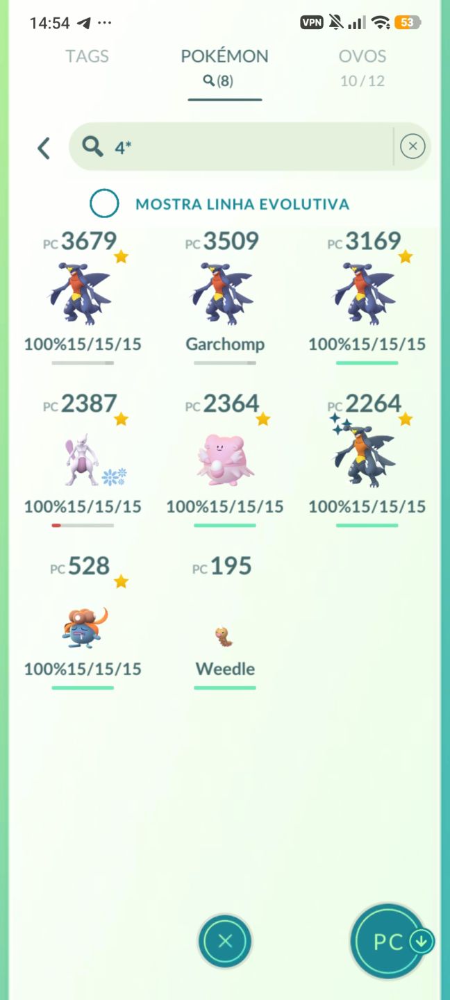 CONTA POKÉMON GO NÍVEL 43 | MEWTWO PURIFICADO 100% | GARCHOMP SHINY 100% (SHUNDO