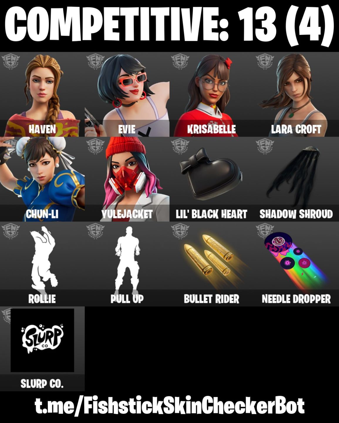 Conta Fortnite com Explorer Emilie | Alli | Snap | Raz | Chun-LI e 45 Skins