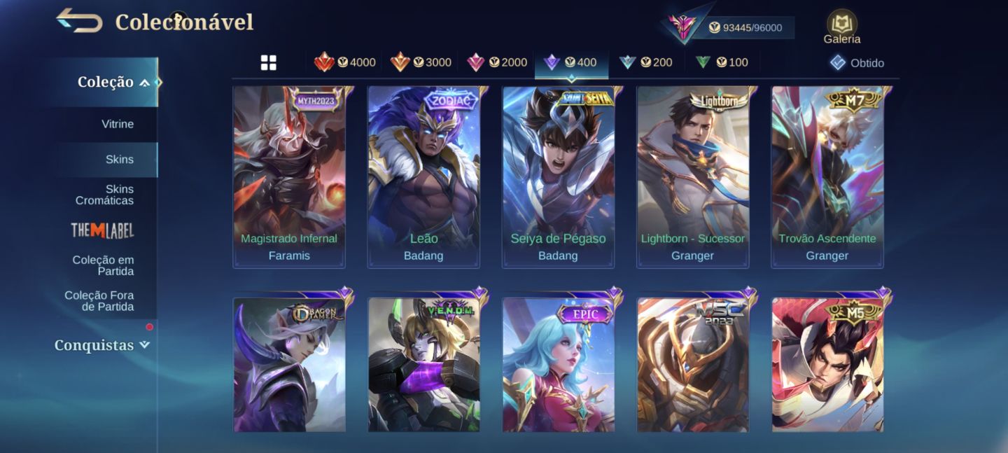 PREMIUM | 330 SKINS | CHOU IORI KOF | BEATRIX PRIME | YSS COLLECTOR | 3 LUCKYBOX