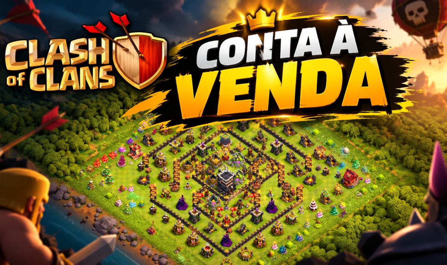 Conta Clash of Clans - Cv9 FULL