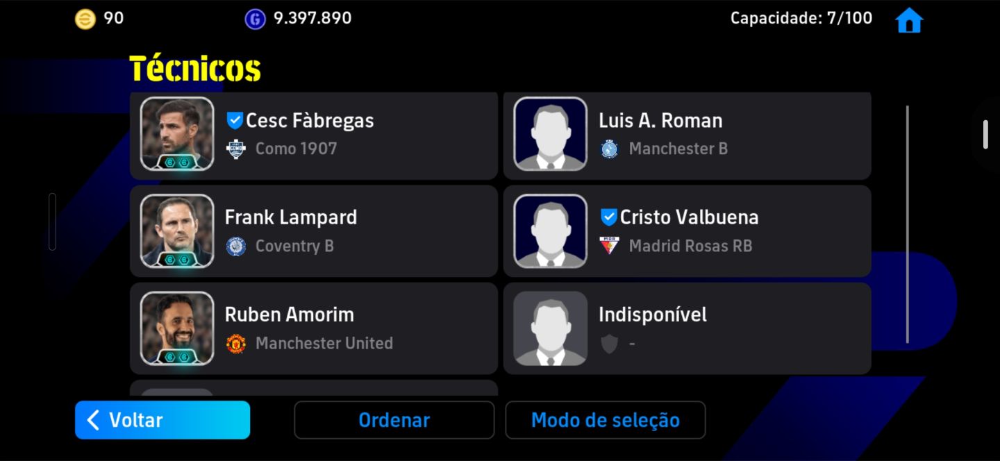 CONTA EFOOTBALL TOP COM RODRI 107!! MALDINI + ZICO + AGUERO BLITZ E+++!