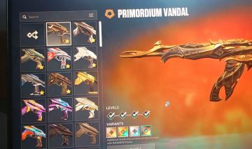 Conta de Valorant com Vandal Kuronami/Primordium/Prelúdio e Vingança de Gaia