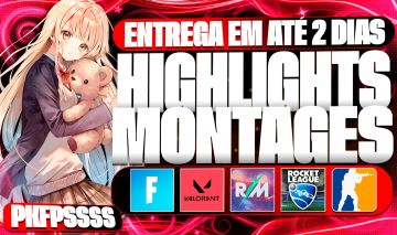 EDITOR DE VÍDEOS PROFISSIONAL(FOCADO EM MONTAGES/HIGHLIGHTS) ENTREGA RÁPIDA