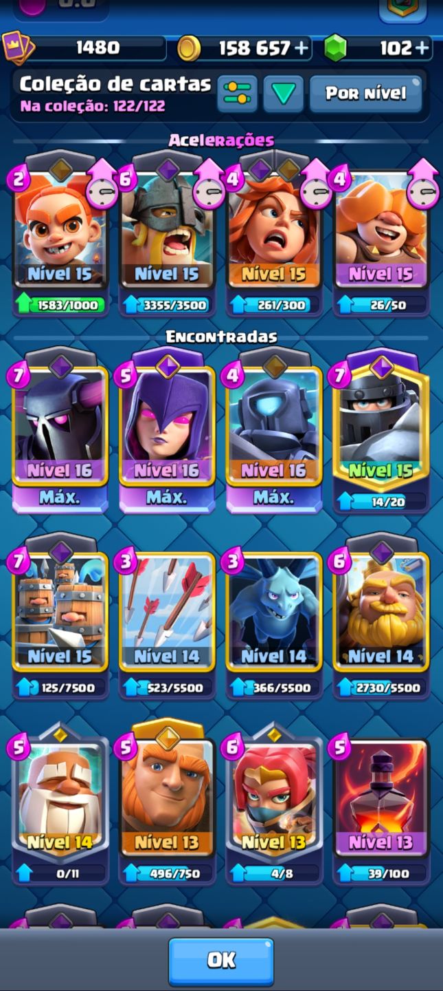 CONTA DE CLASH 11.5K DE TROFÉUS 10 EVOLUÇÕES E 2 HERÓIS