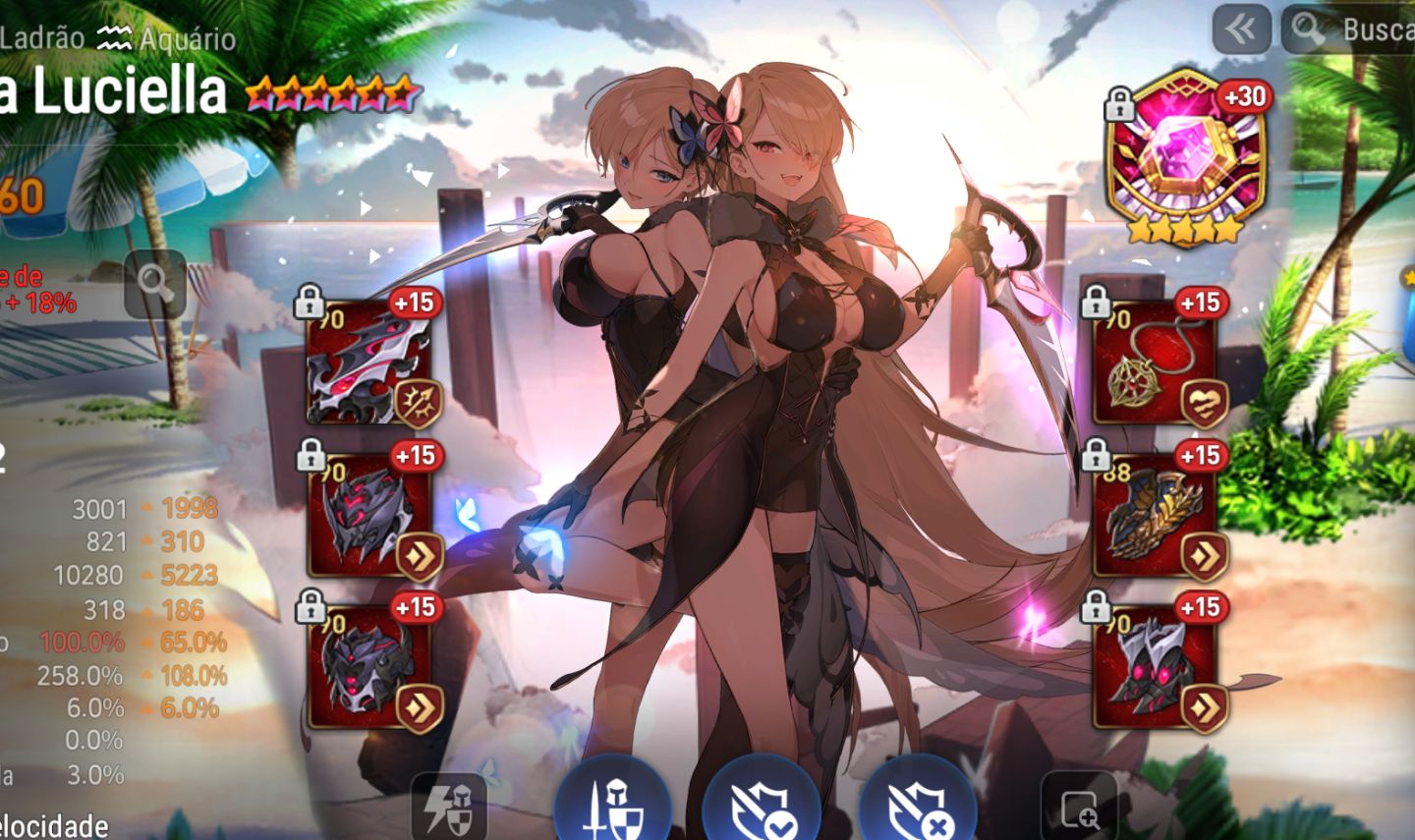 Conta Epic 7 Late Game (spd alta)