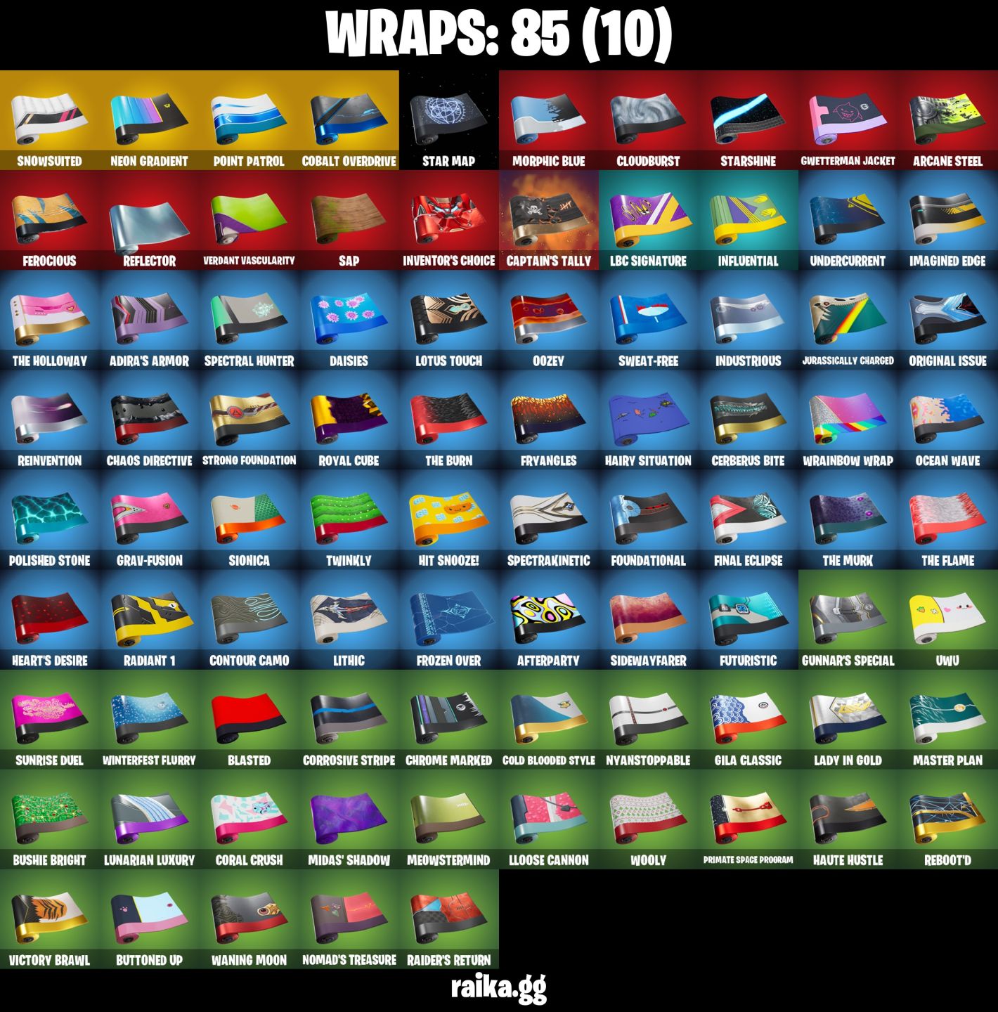 48 Skins | Jun-hwan Sultura | Vivi Chroma | Subzero Cryptic | Cloud Striker