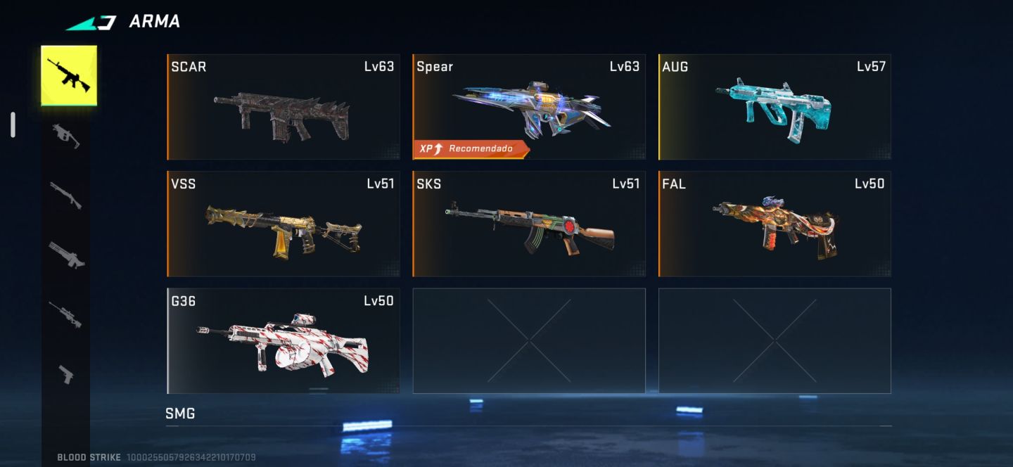 (Pra sair rapido) conta blood-strike, 5 eternas, 5 passes, Conta via netease